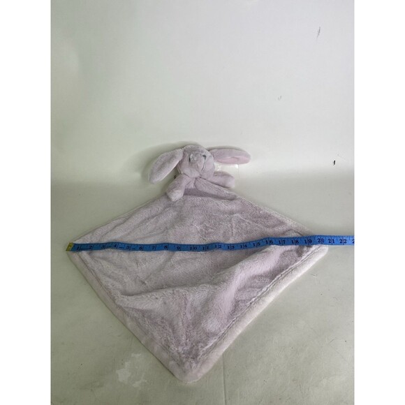 SL Home Fashions Pink Bunny Baby Security Blanket Lovey Plush Rabbit Soft Toy - Picture 6 of 7